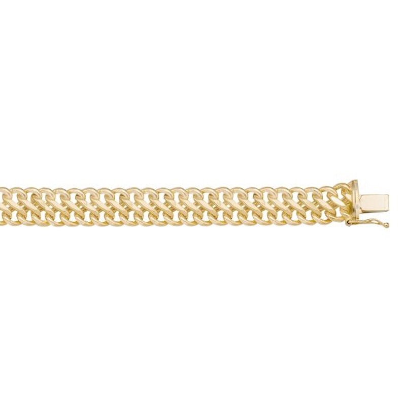 Gold Saduza Chain 9mm - 14K solid gold chain