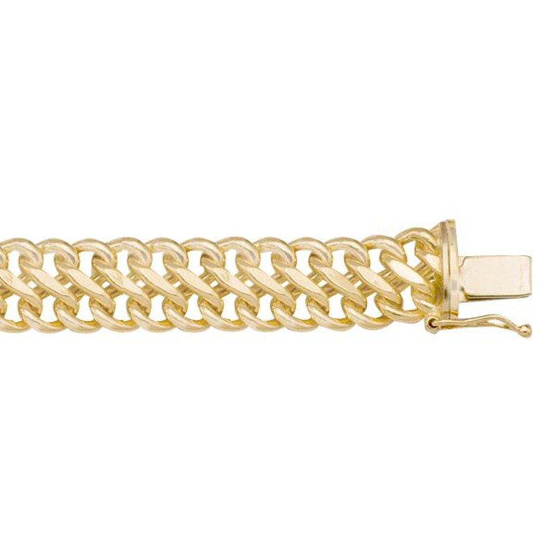 Gold Saduza Chain 7mm - 14K solid gold chain