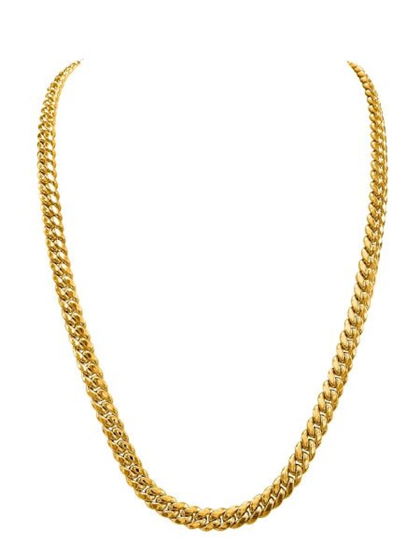 Link Chain 7.6mm - 14K solid gold chain