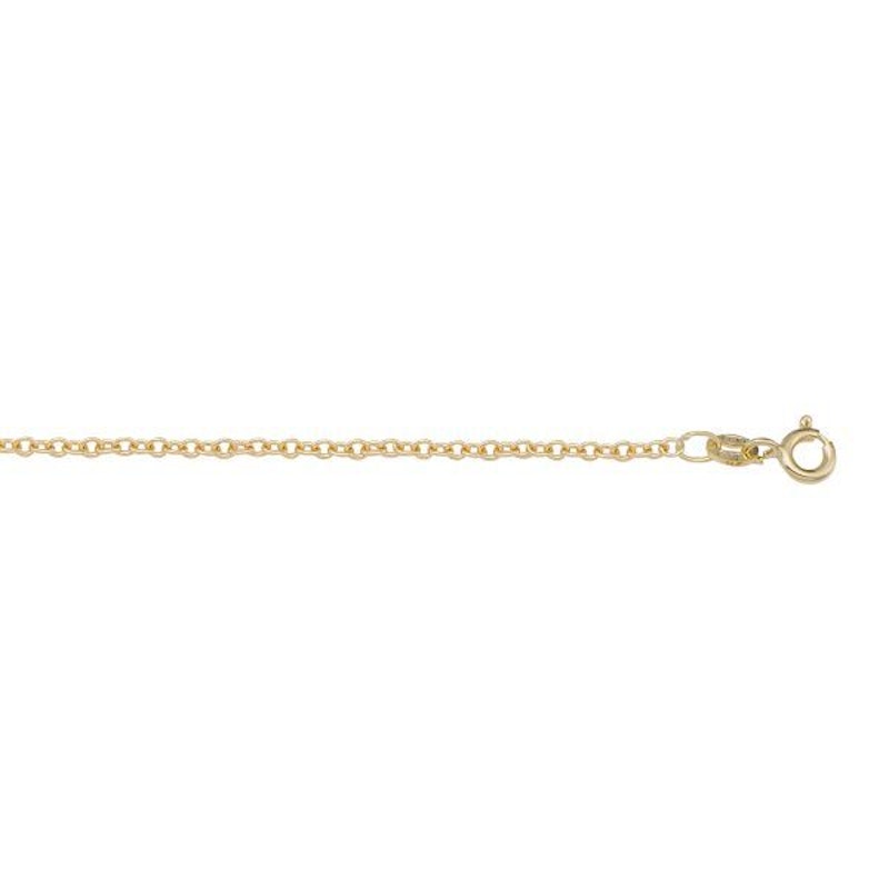 Light/Pl Chain 3.2mm - 14K solid gold chain