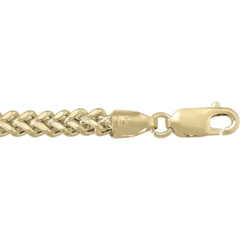 Yg-3.6 - Franco Chain 0.8mm - 14K hollow gold chain