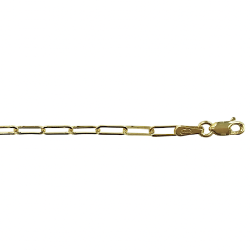 Clip 03 Chain 2mm - 14K solid gold chain
