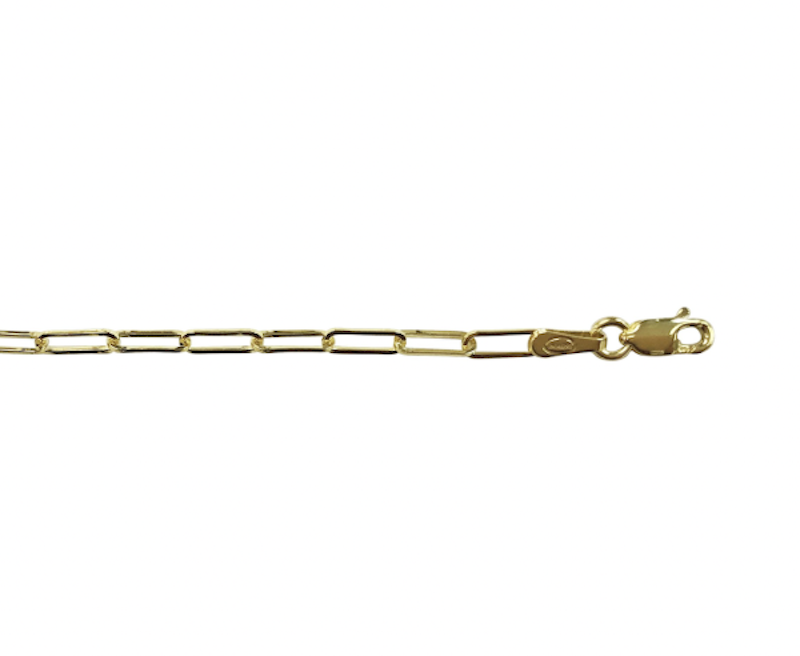 Clip 03 Chain 2mm - 14K solid gold chain