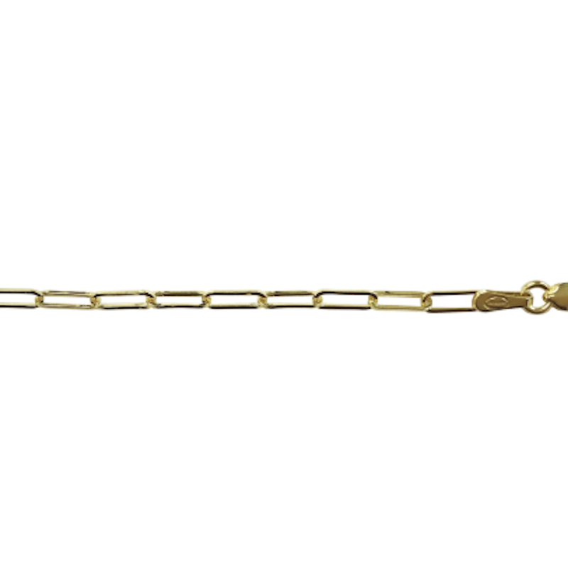 Clip 02 Chain 2mm - 14K solid gold chain