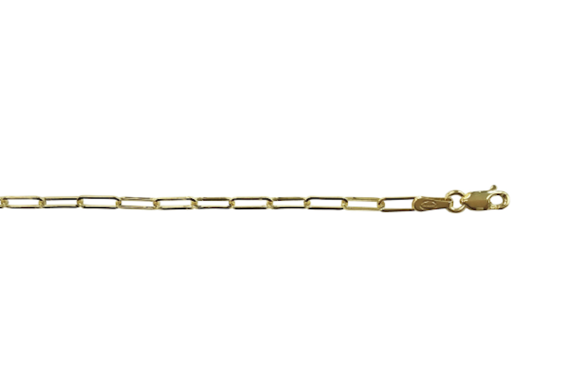 Clip 02 Chain 2mm - 14K solid gold chain