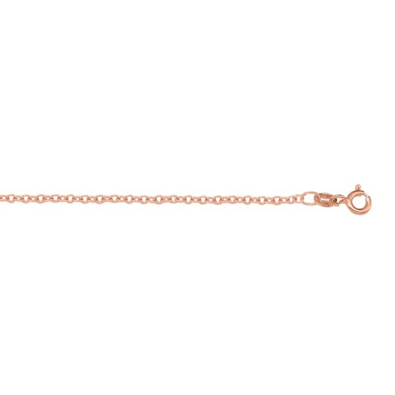 Open Cable Chain 3mm - 14K solid gold chain