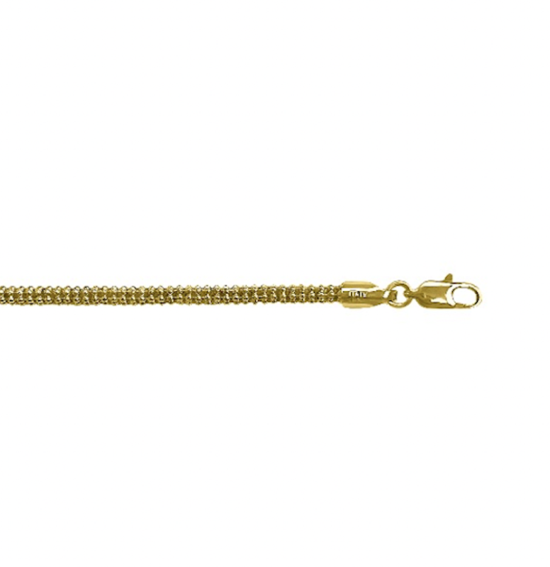Rounded Bead Chain 5mm - 14K solid gold chain
