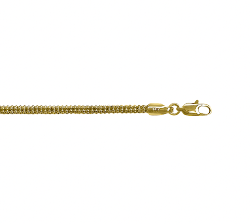Rounded Bead Chain 1.9mm - 14K solid gold chain