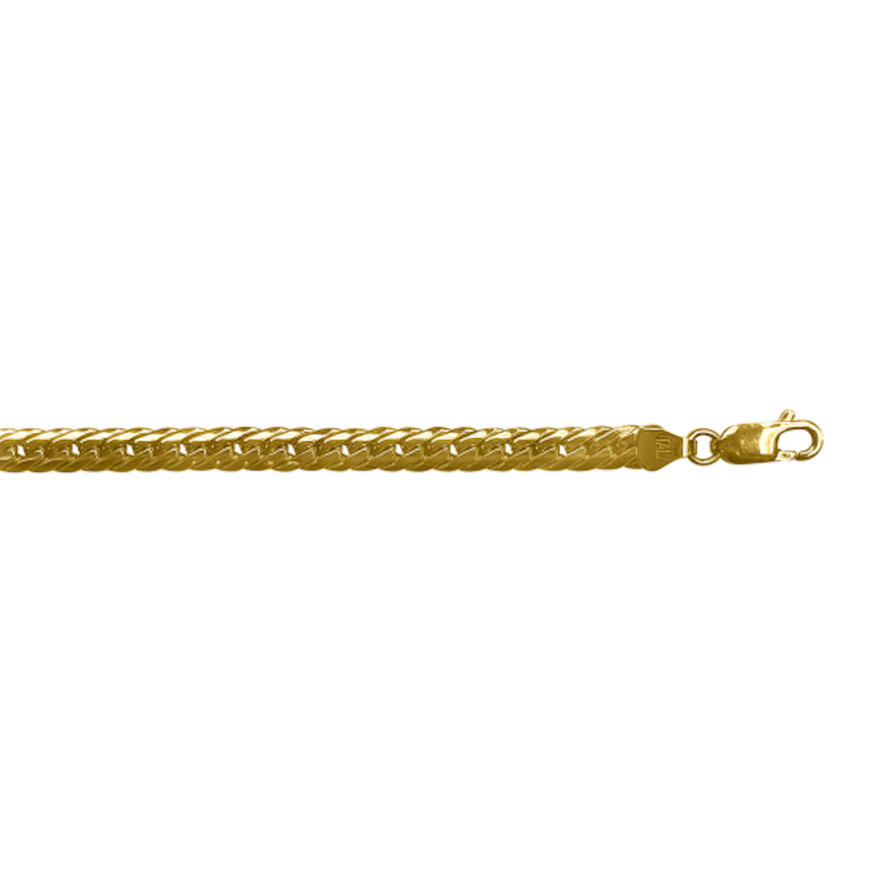 Herring Bone Chain 5mm - 14K hollow gold chain
