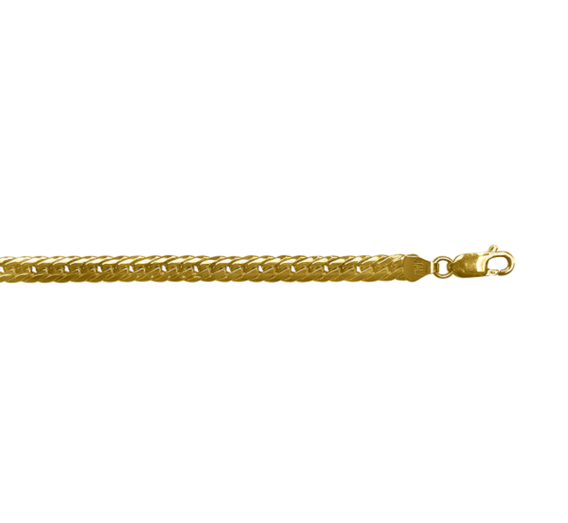Herring Bone Chain 5mm - 14K hollow gold chain