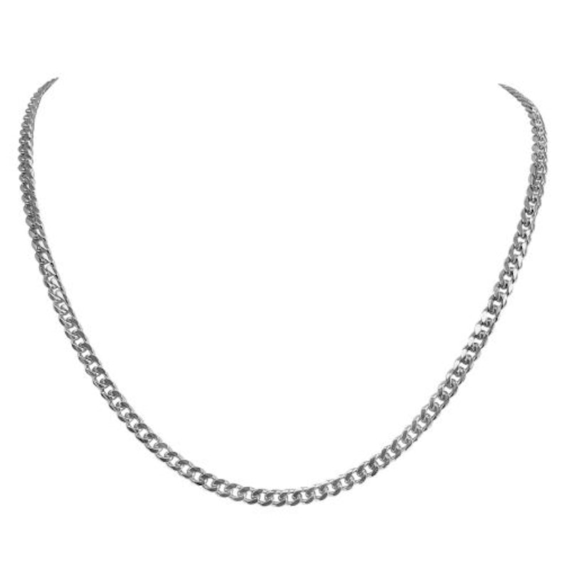 Domed Cuban Link () Chain 4.2mm - 14K solid gold chain
