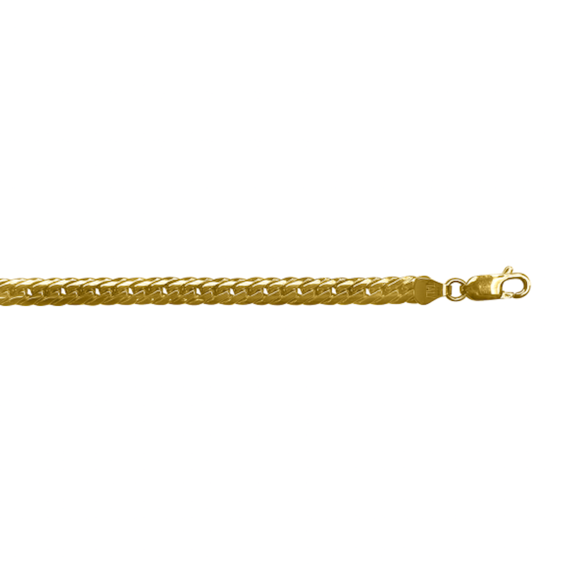 Herring Bone Chain 6mm - 14K hollow gold chain