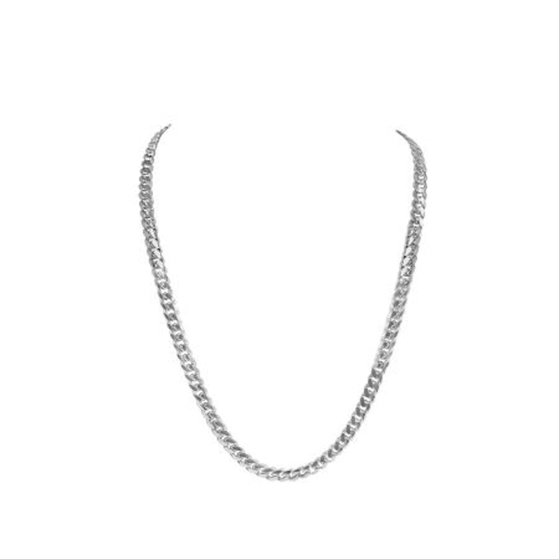Domed Cuban Link () Chain 5.1mm - 14K solid gold chain