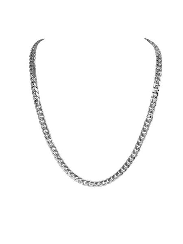 Domed Cuban Link () Chain 5.6mm - 14K solid gold chain