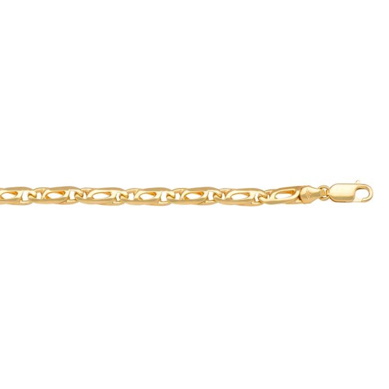 Yg Tiger Eye () Chain 3.5mm - 10K solid gold chain