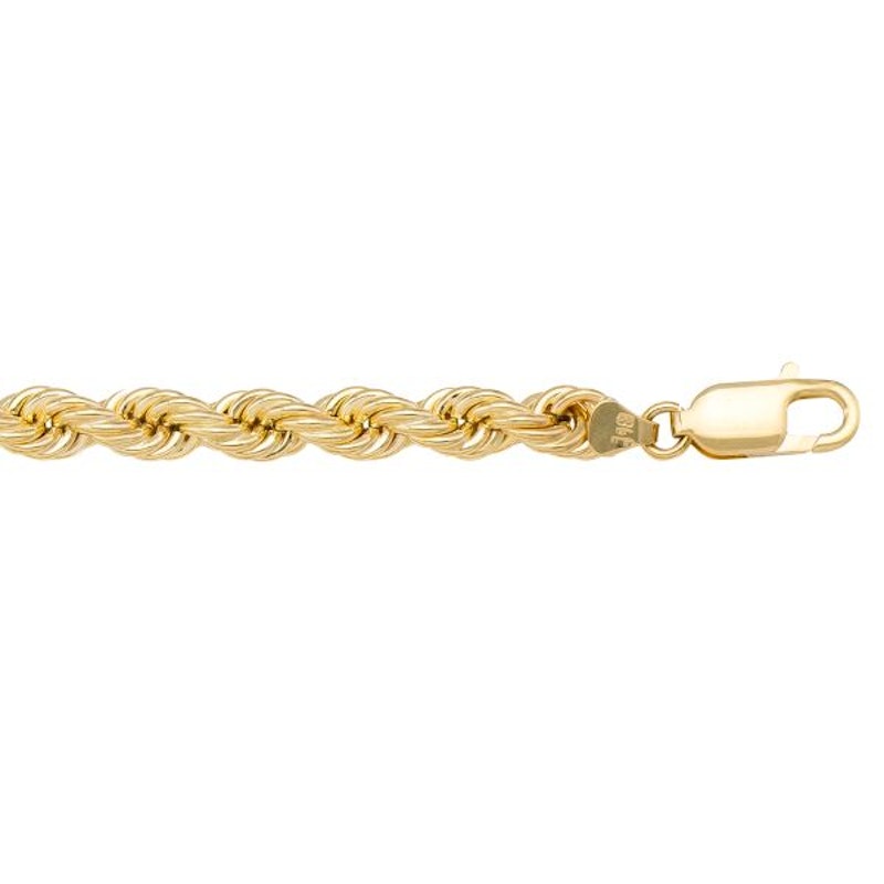 Rope () Chain 8mm - 10K hollow gold chain