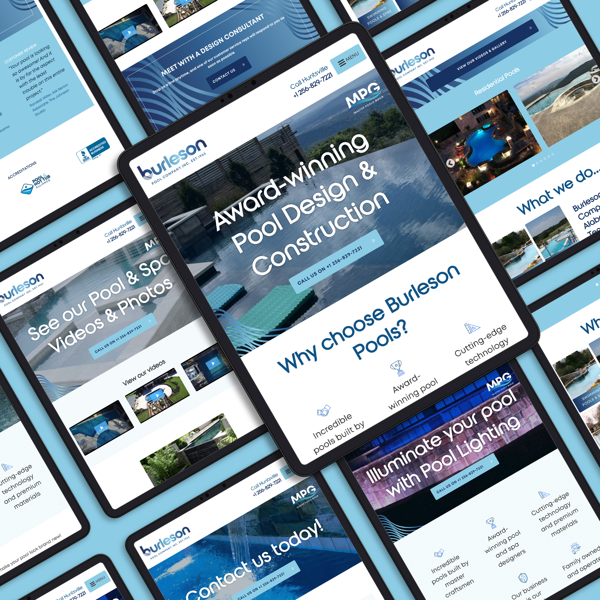 Swimming Pool Builders - Digital Marketing | Web Design, Branding, SEO ...