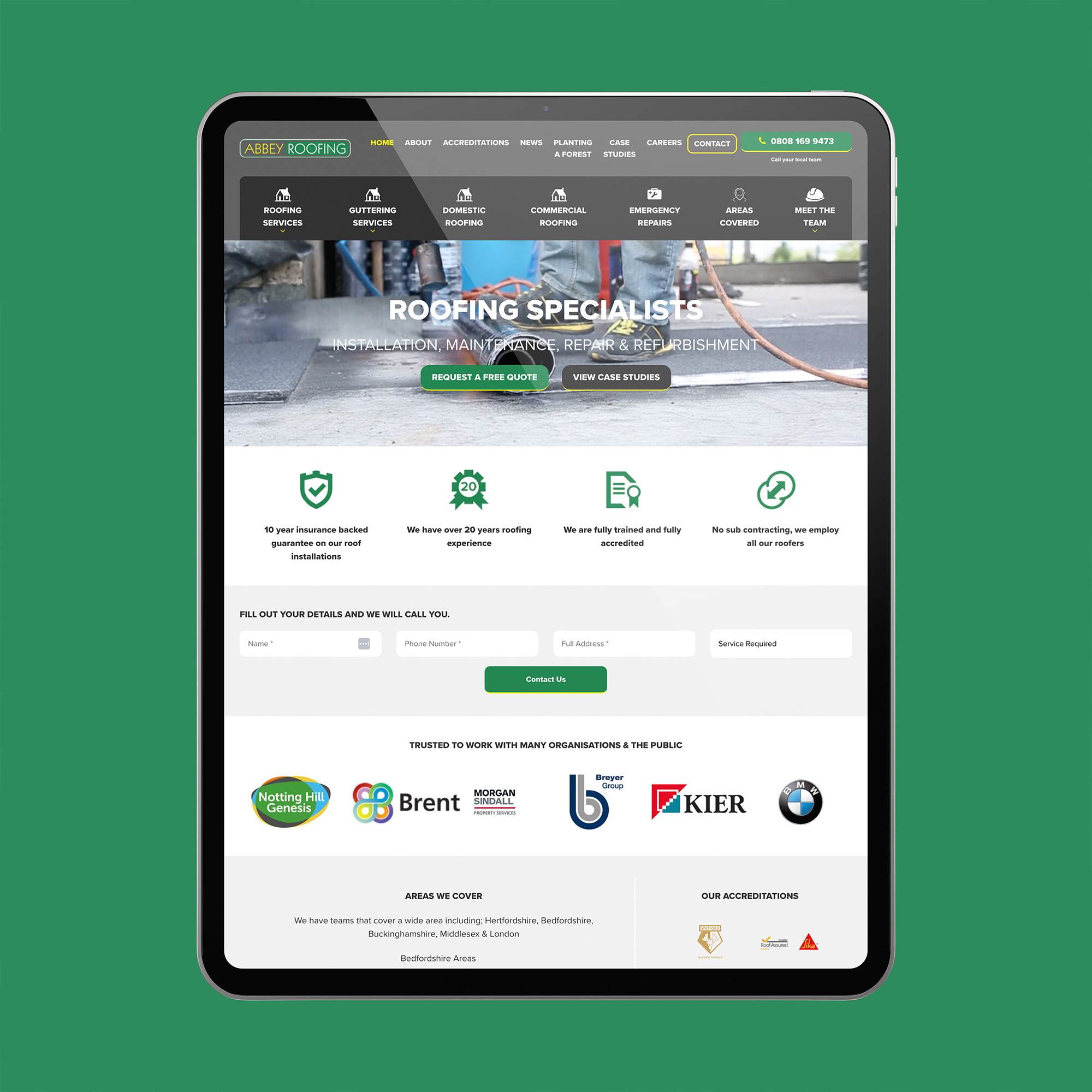 Abbey Roofing | Adtrak