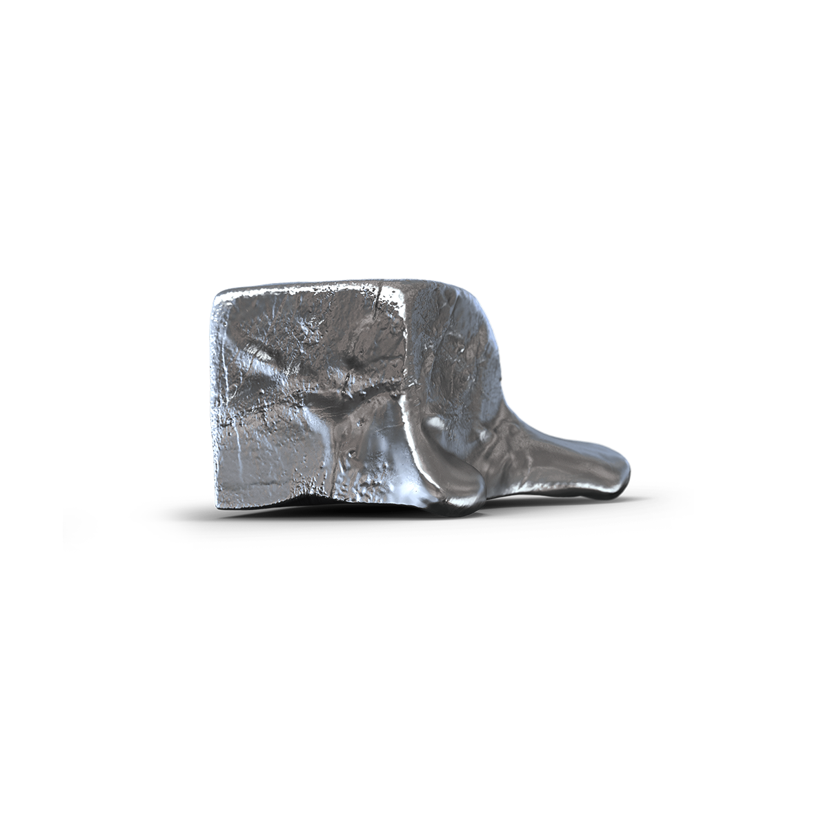 Gallium schmilzt bereits bei 30° - also auch in der Hand. Sparen auch Sie in Technologiemetalle mit den Sparplänen von Golden Gates.