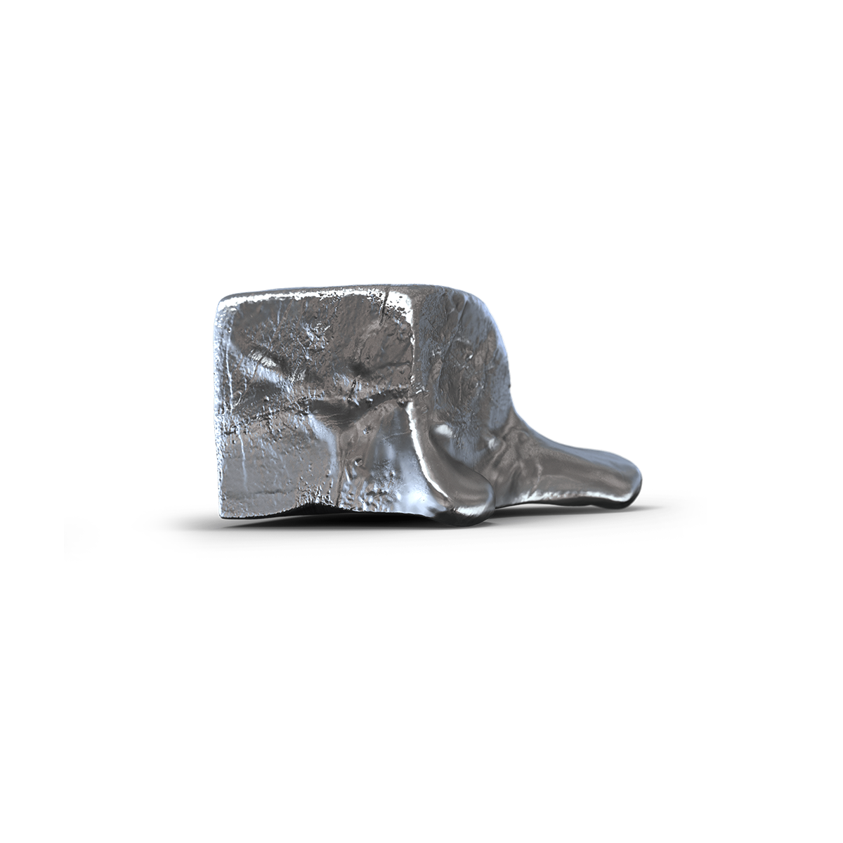 Gallium schmilzt bereits bei 30° - also auch in der Hand. Sparen auch Sie in Technologiemetalle mit den Sparplänen von Golden Gates.