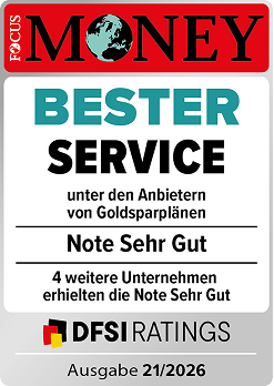 Focus Money 21/2025 Auszeichnung  „Sehr gut“: Bester Service