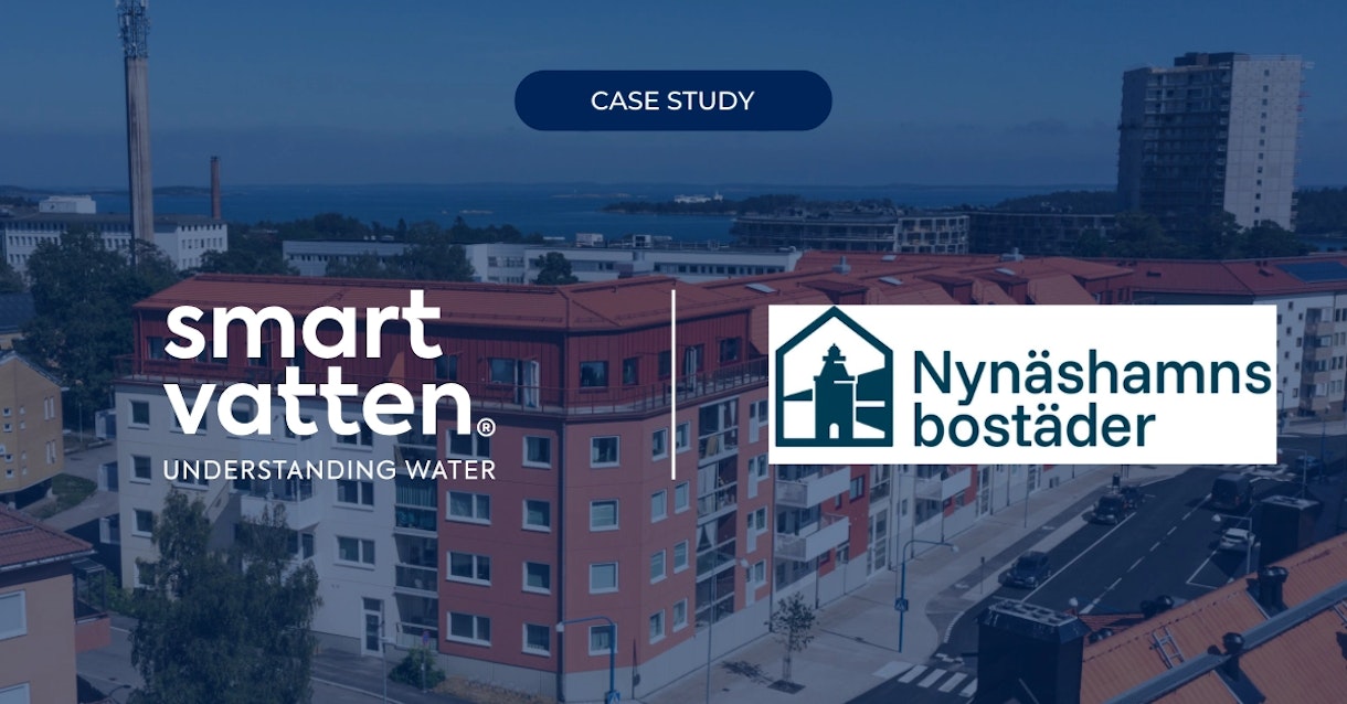 Nynäshamnsbostäder kopplar upp hela fastighetsbeståndet mot Smartvatten
