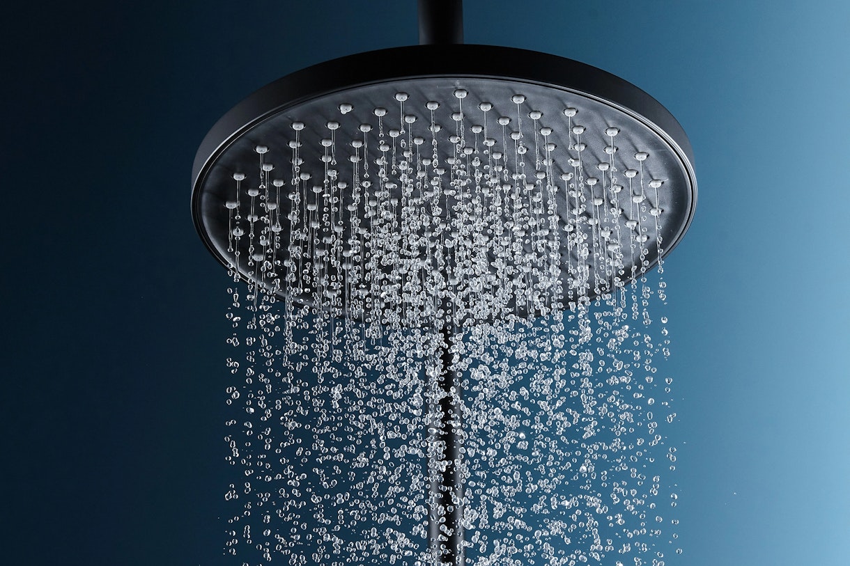 Shower head blue