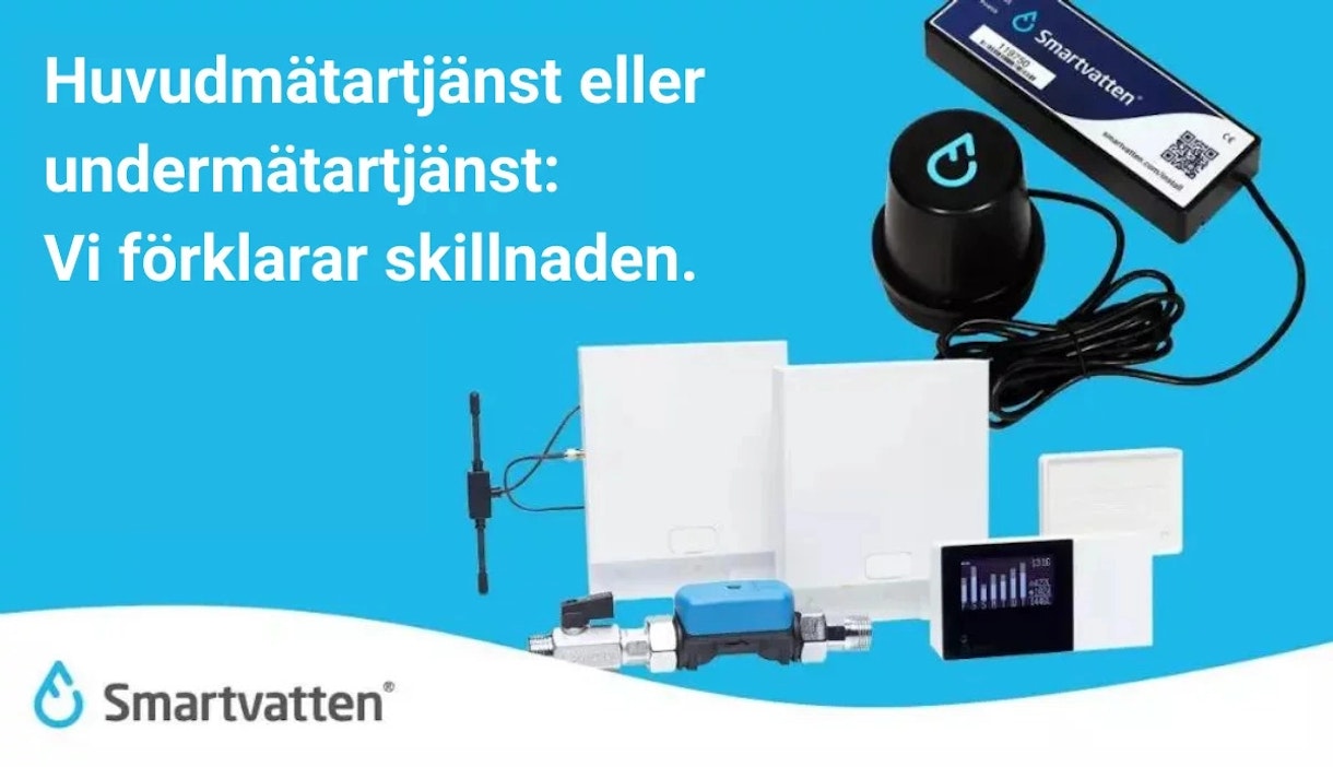 Huvudmätartjänst eller undermätarservice:  Vi förklarar skillnaden