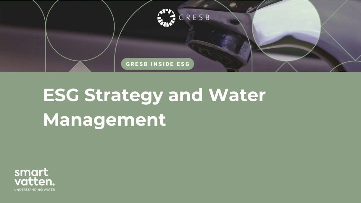 ESG and Water Management with Smartvatten