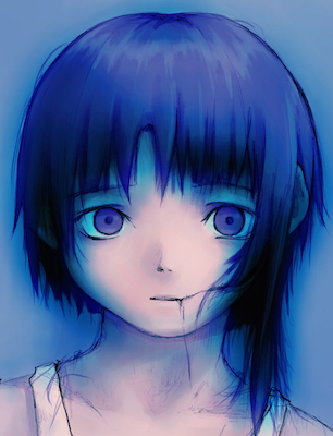 serial experiments lain 常影画廊小図録 004 イラスト 常影画廊小図録 004 円環帰点 lain イラスト集 安倍吉俊 c106