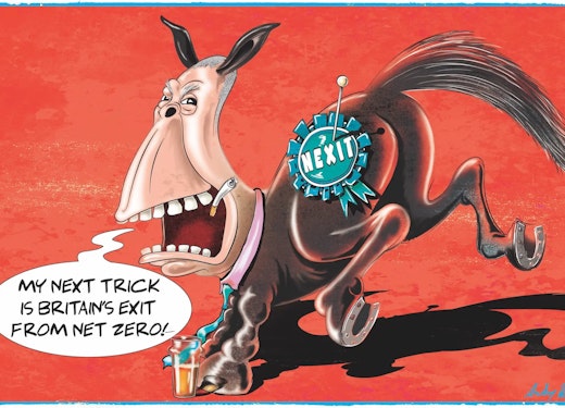 Nigel Farage Nexit donkey