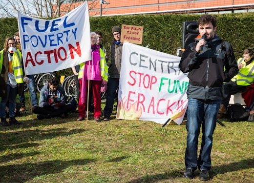 Fuel poverty protestors