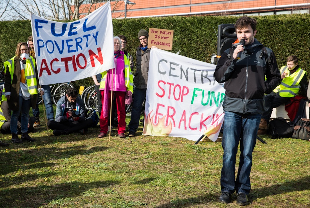 Fuel poverty protestors
