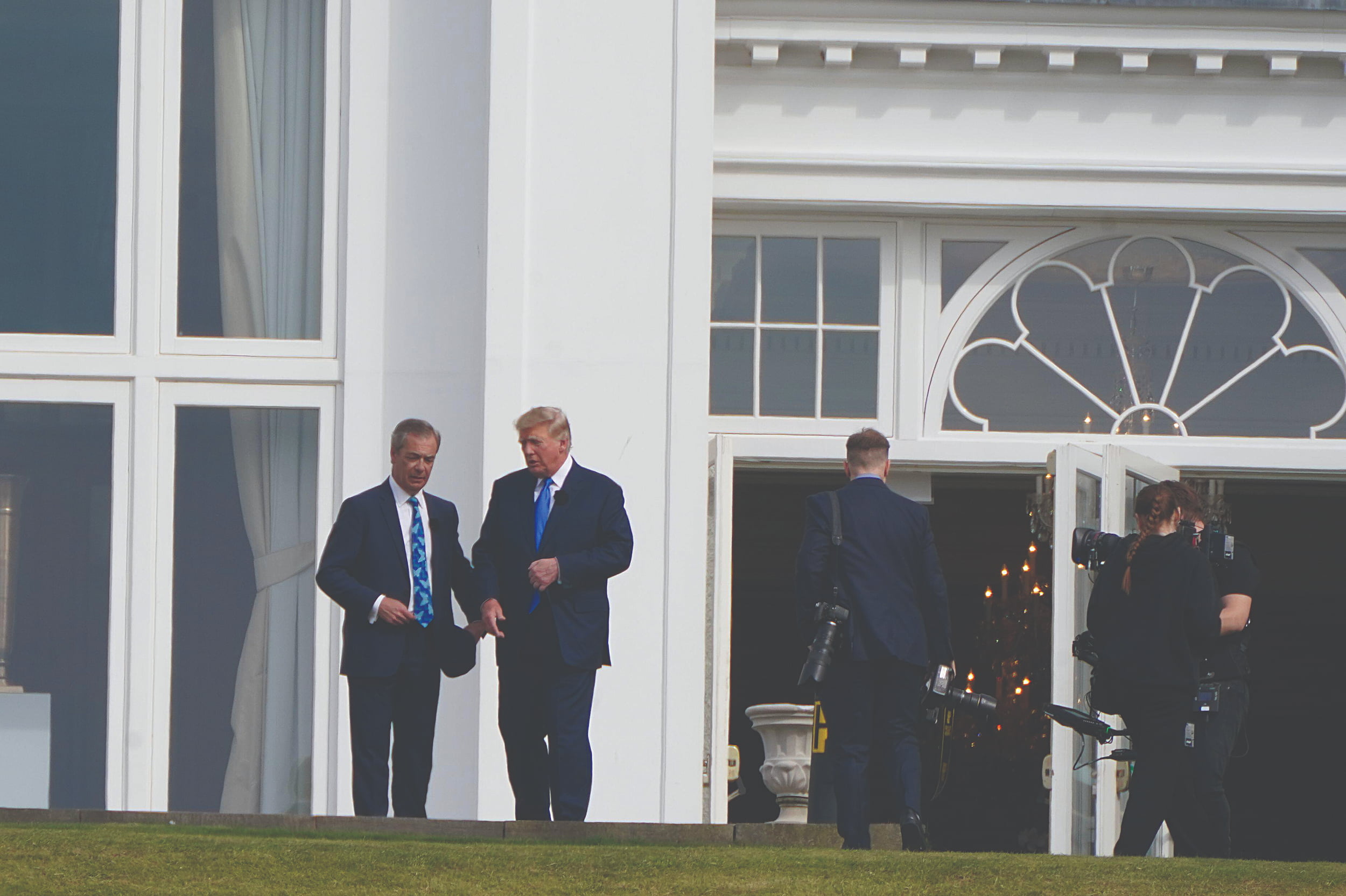 Farage and Trump at the White House