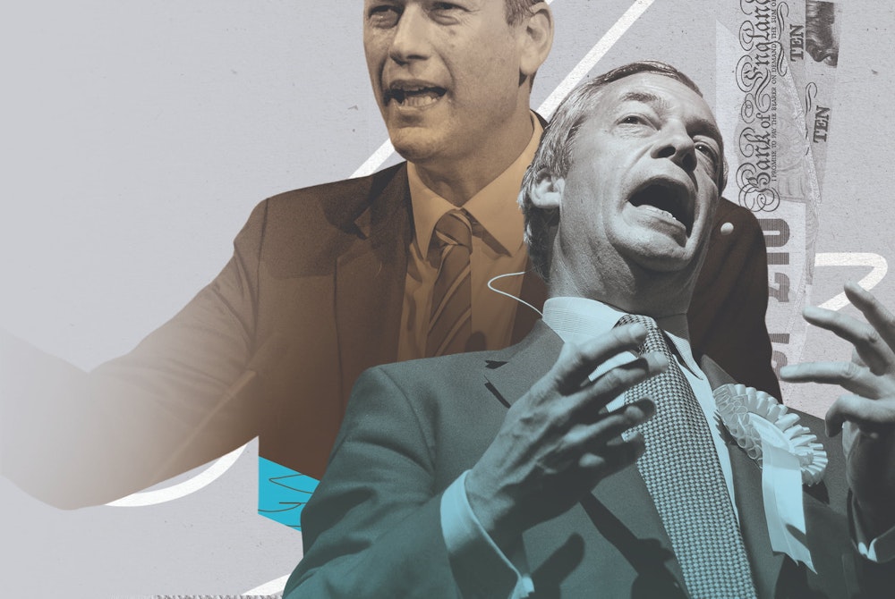 Nathan Gill and Nigel Farage