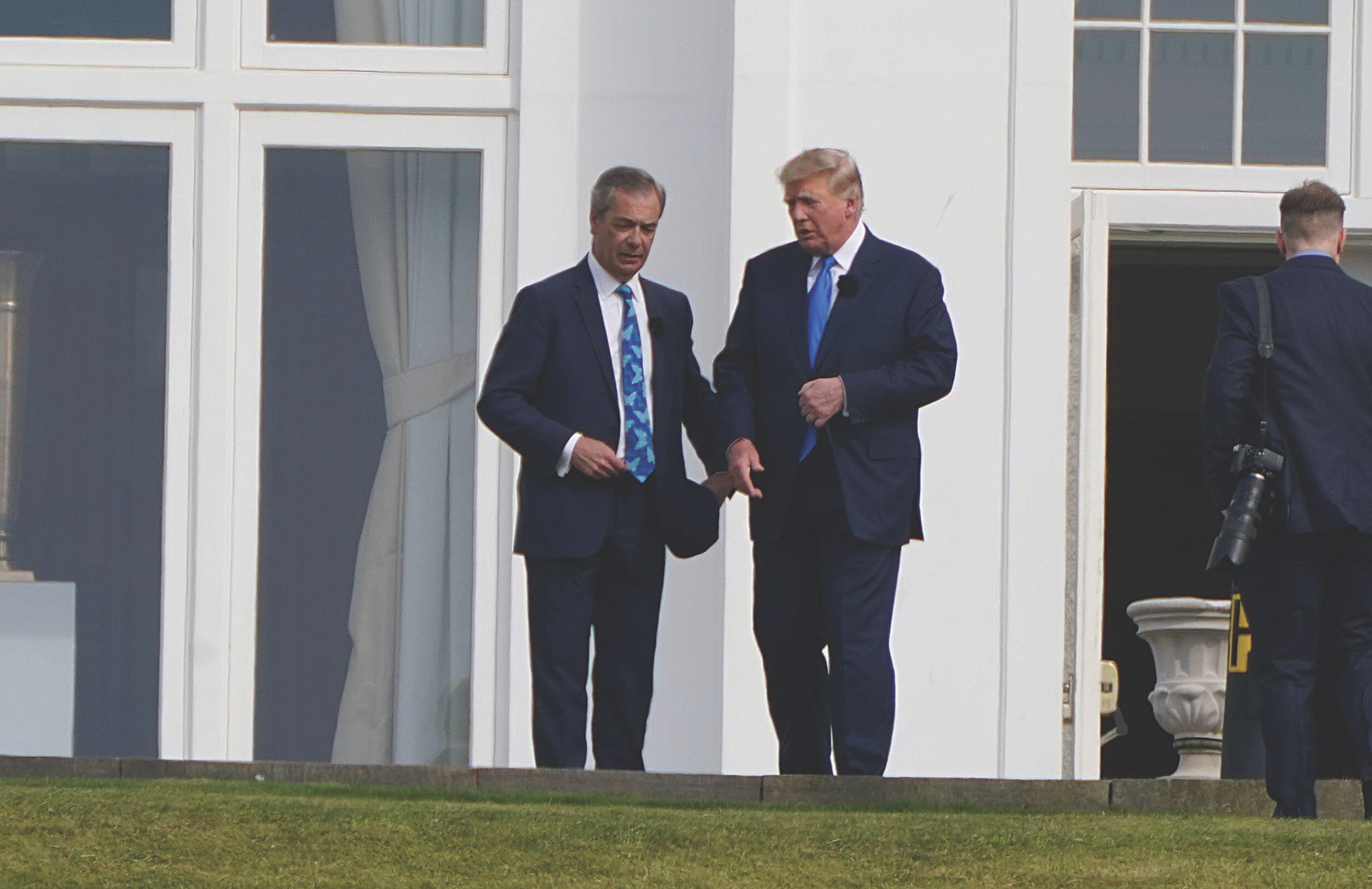 Trump and Farage at the White House
