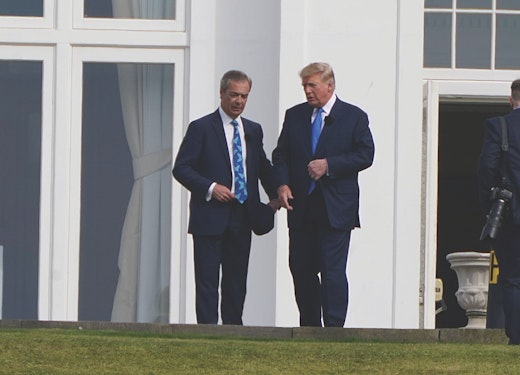 Trump and Farage at the White House