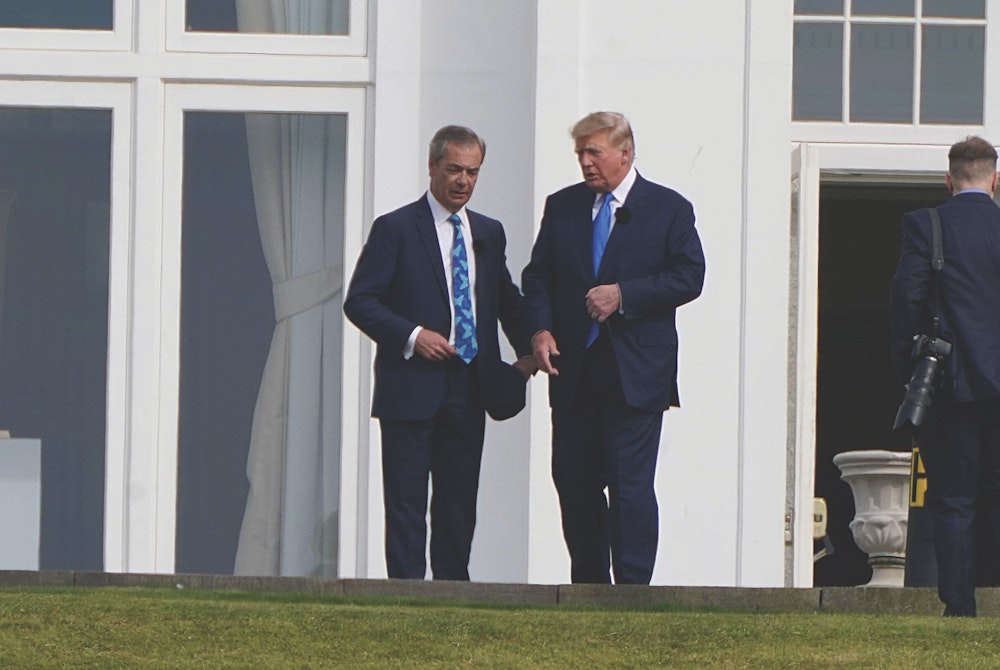 Trump and Farage at the White House