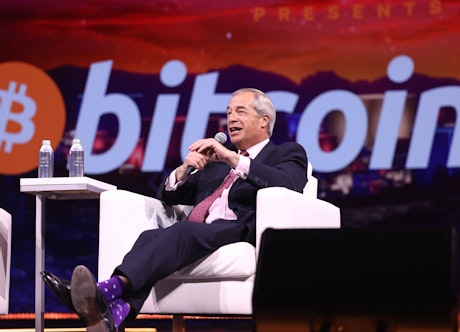 Farage bitcoin conference