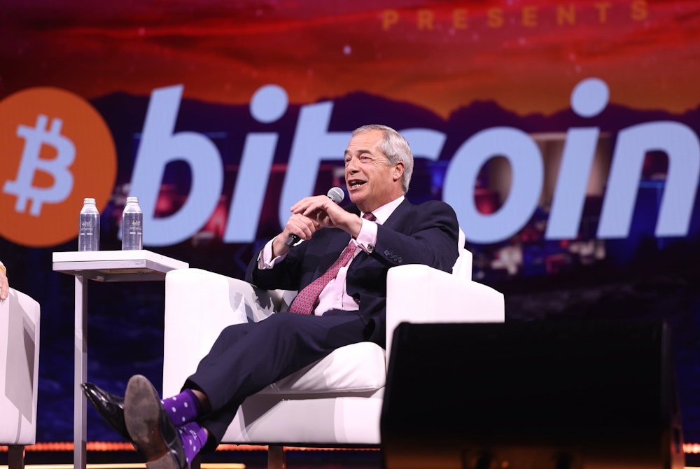 Farage bitcoin conference