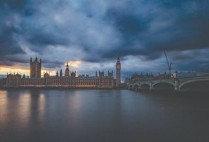 Westminster in the dark