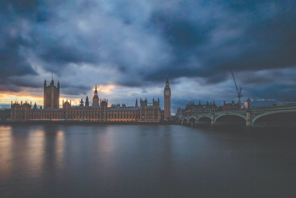 Westminster in the dark