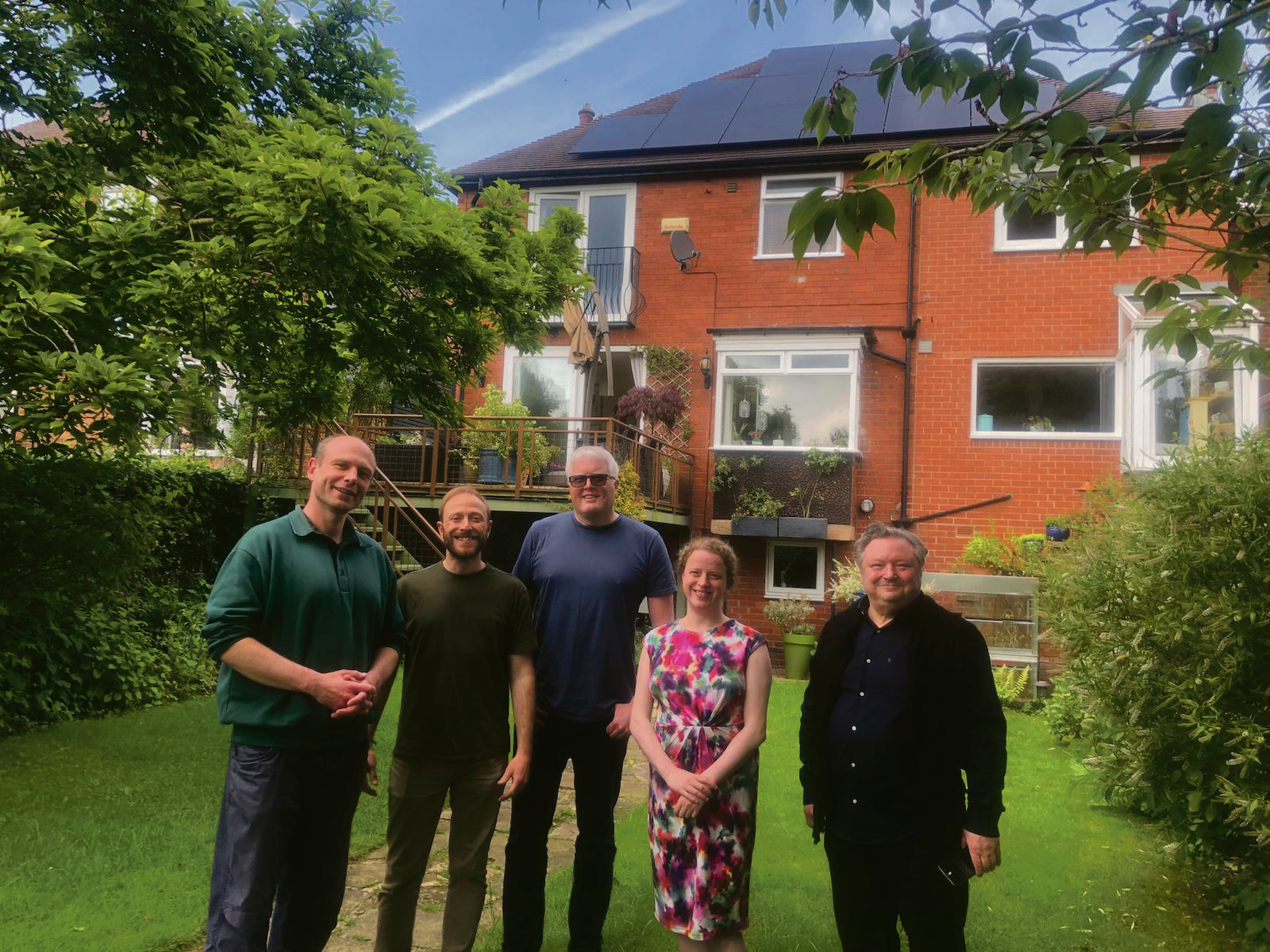 Neighbours joined forces to buy solar panels for their homes