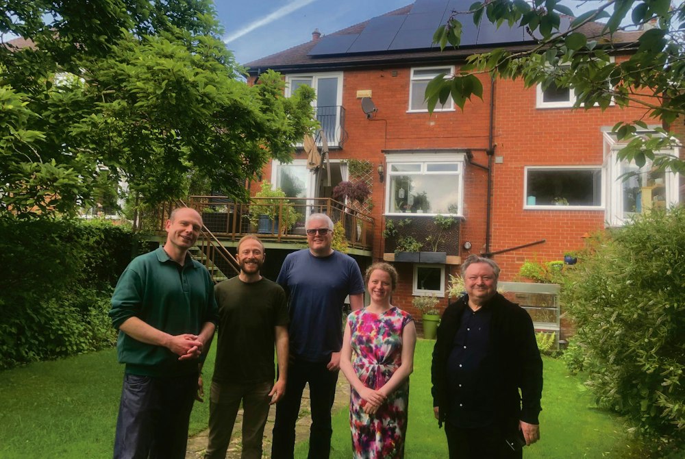 Neighbours joined forces to buy solar panels for their homes