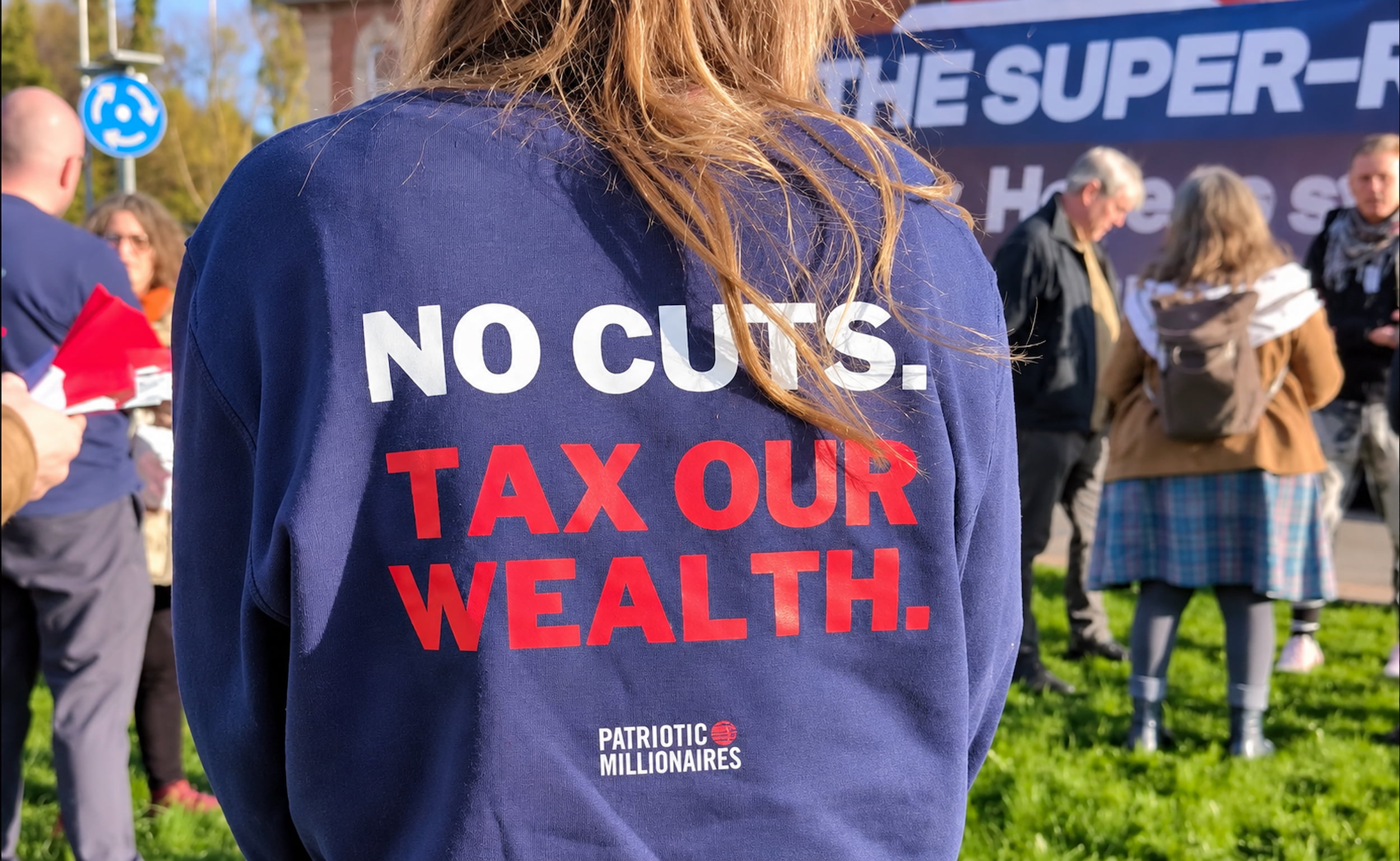 Patriotic millionaires visit Stroud