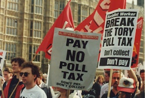 Poll tax protests in 1993