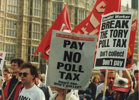 Poll tax protests in 1993