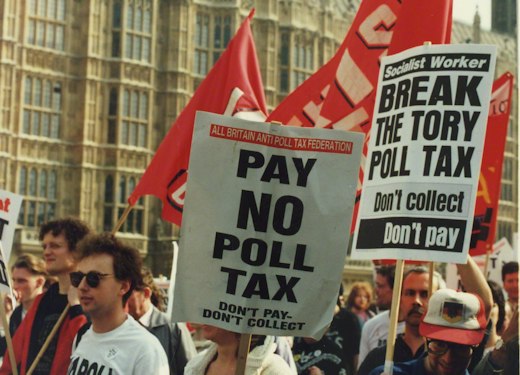 Poll tax protests in 1993