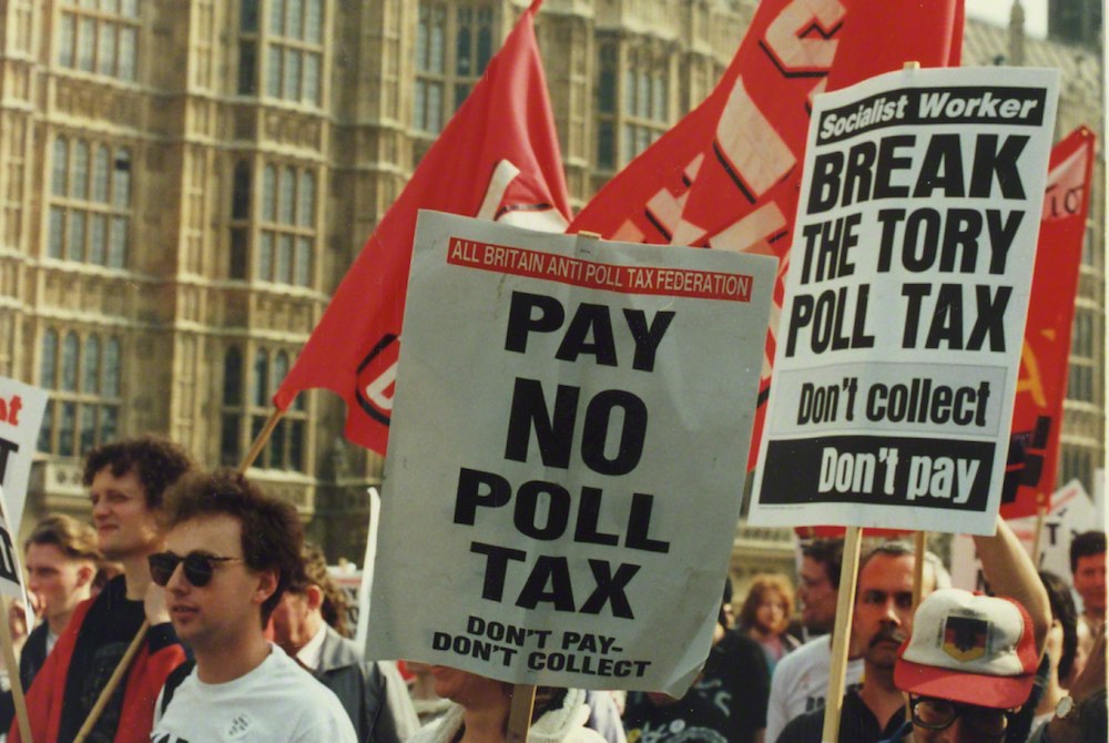 Poll tax protests in 1993