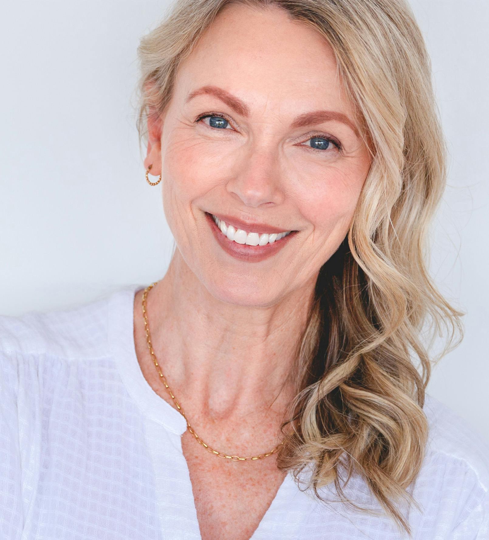 woman smiling